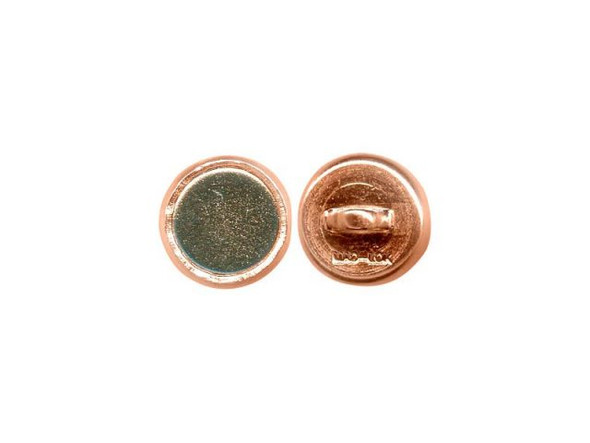 MAG-LOK Raw Copper Magnetic Jewelry Clasp, Superior Quality, Button, 8mm (each)