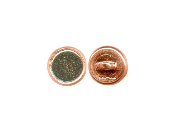 MAG-LOK Raw Copper Magnetic Jewelry Clasp, Superior Quality, Button, 8mm (Each)