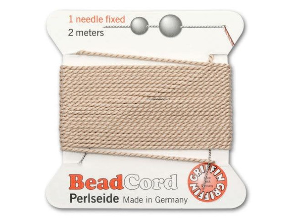 Griffin Bead Cord 100% Silk - Size 10 (0.90mm) Light Pink