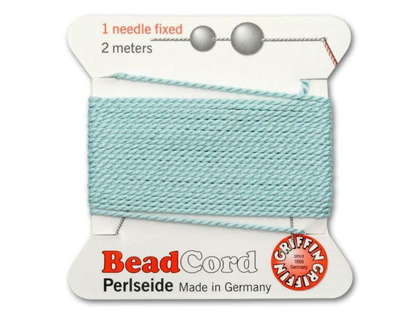Griffin Bead Cord 100% Silk - Size 10 (0.90mm) Turquoise