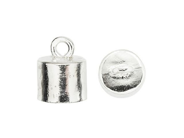 Nunn Design Silver-Plated Pewter 7mm Plain End Cap