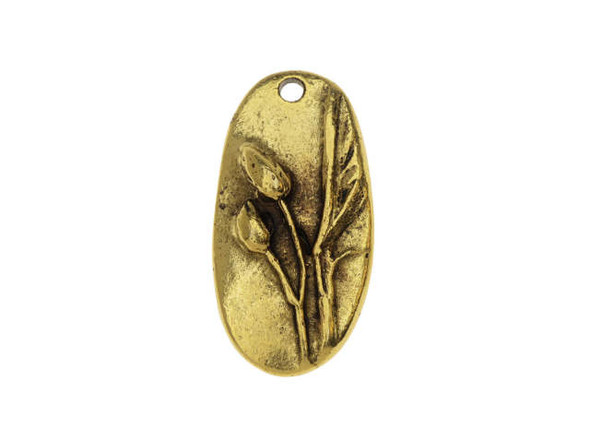 Nunn Design Antique Gold-Plated Pewter North Cascades Charm