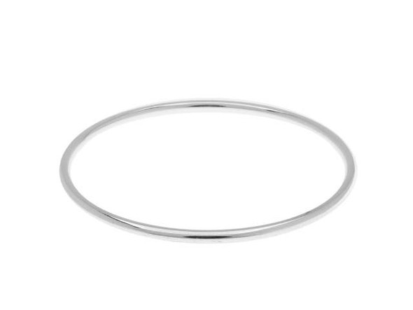 Use this open frame hoop from Nunn Design as the base of your creativity. This circular frame is the perfect foundation for all kinds of styles. Wire wrap around it, dangle chain and beads, layer it with other components, and so much more. It's large enough to create a wonderful focal piece for bold necklace designs or even flashy earrings. You'll love the brilliant silver gleam of this frame. It will brighten up any color palette. Opening Diameter 45mm, Wire Gauge 2mm/12 gauge