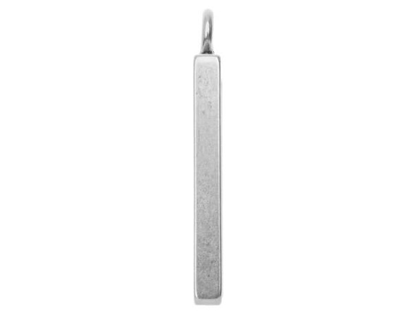 Nunn Design Antique Silver-Plated Pewter Large Rectangle Open Frame Pendant