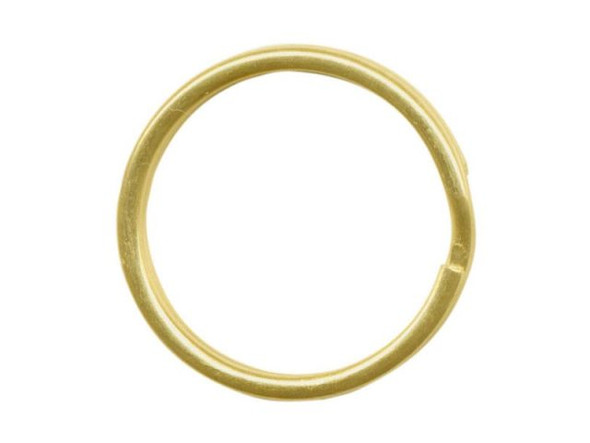 24mm Split Rings, Key Rings,Yellow Brass Plated (100 Pieces)