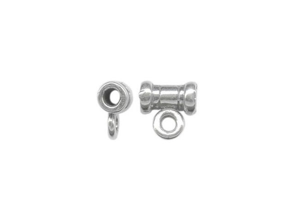 JBB Findings Sterling Silver Tube-Style Bail (Each)