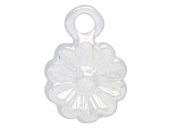 Nunn Design Silver-Plated Pewter Itsy Charm Flower Aster