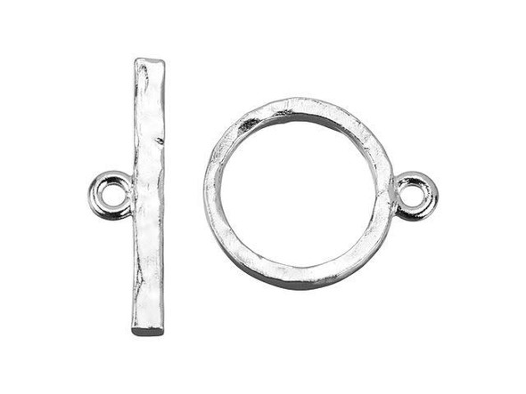 Nunn Design Silver-Plated Pewter Contemporary Toggle Clasp Set