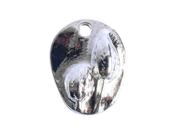 Nunn Design Silver-Plated Small Prairie Pod Charm