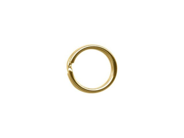 9mm Split Rings, Connectors,Gold Plated (gross)