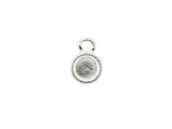 Nunn Design Silver-Plated Pewter Bitsy Circle Bezel Charm