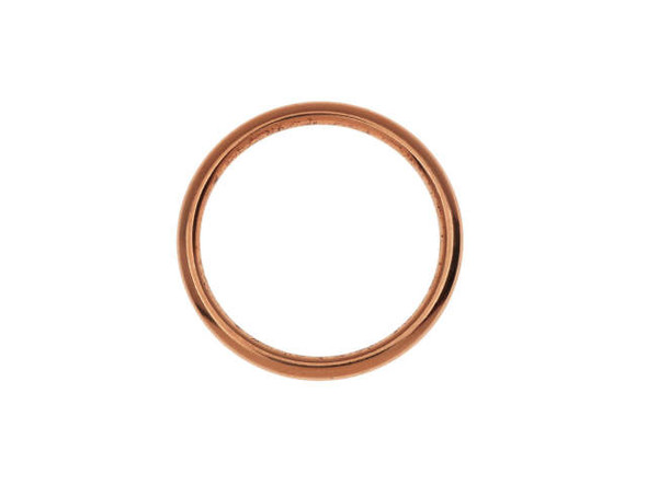 Nunn Design Antique Copper-Plated Brass Open Frame Hoop Small