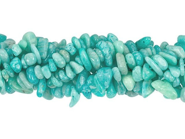 Dakota Stones Mozambican Amazonite 6-10mm Chip Bead Strand