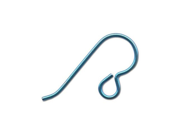 Teal Niobium French Hook Earring Wires (pair)