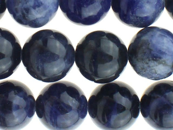 Put eye-catching style into your designs with the Dakota Stones 10mm sodalite round beads. Available by the strand, these beads feature a perfectly round shape full of classic style that will work anywhere. They are bold in size, so showcase them in long necklace strands or outstanding bracelet designs. These beads feature dark blue color with hints of cloudy white and gray. Use these gemstone beads to add rich style to your designs.Because gemstones are natural materials, appearances may vary from piece to piece. Each strand includes approximately 20 beads.