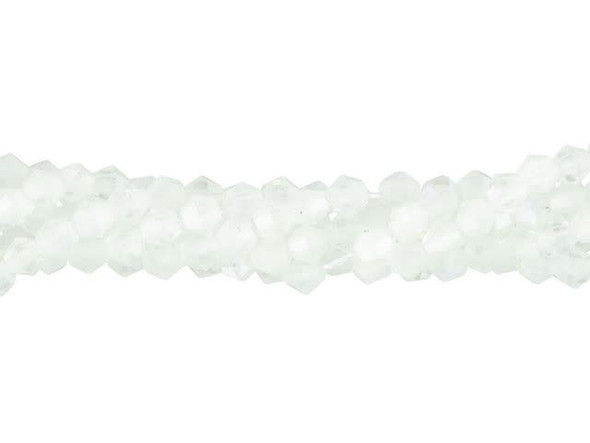 Dakota Stones 3mm Blue Moonstone Faceted Bicone Bead Strand