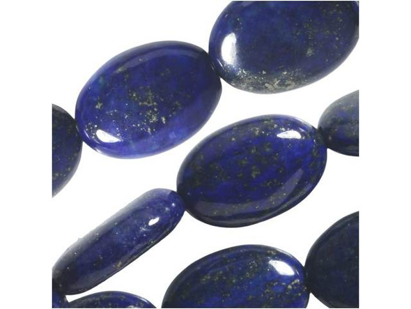 Dakota Stones Lapis Lazuli 10x14mm Oval 8-Inch Bead Strand