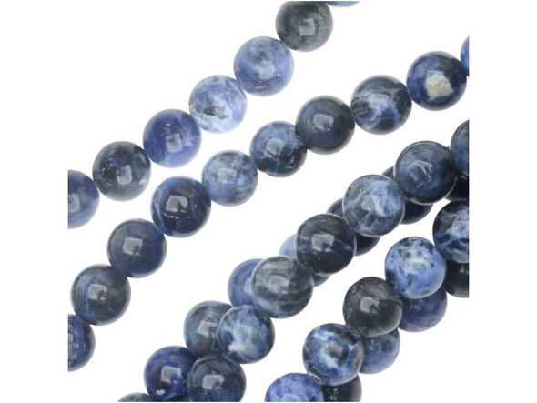 Dakota Stones 8mm Sodalite Round 8-Inch Bead Strand