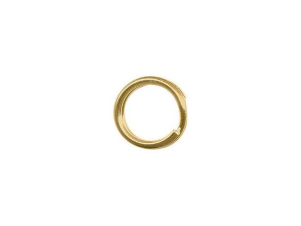 12kt Gold-Filled Split Rings, 7mm (10 Pieces)