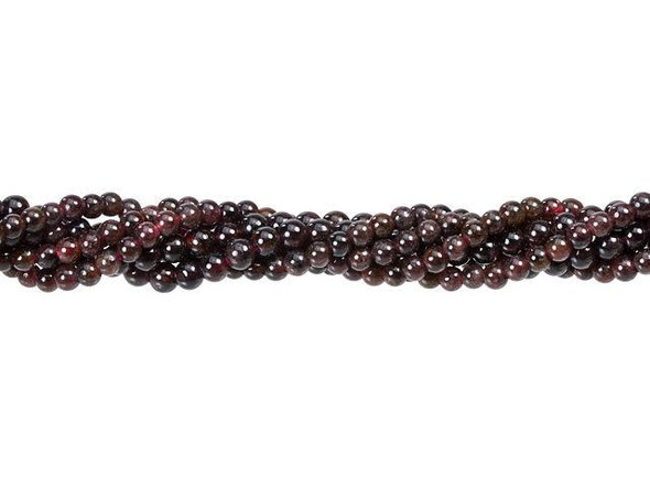 Bring hints of gemstone style to your jewelry designs with these beads from Dakota Stones. These small red garnet beads are perfectly round in shape, so you can use them to accent any style. They would work well with seed beads or as spacers thanks to their tiny size. Each bead features dark red color full of dramatic beauty. Metaphysical Properties: Garnet is said to be a stone that utilizes creative energy.Because gemstones are natural materials, appearances may vary from bead to bead.Diameter 3mm, Hole Size .81mm/20 gauge