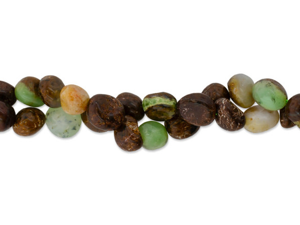 Dakota Stones 10 x 9mm Australian Chrysoprase Tumble Nugget Bead Strand