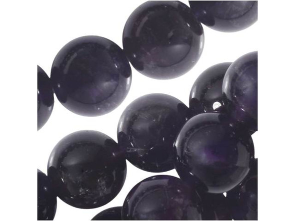 Dakota Stones Amethyst 10mm Round 8-Inch Bead Strand