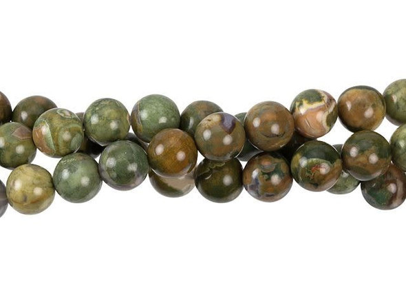 Dakota Stones Rhyolite 6mm Round Bead Strand