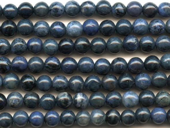 Dakota Stones Dumortierite 6mm Round Bead Strand