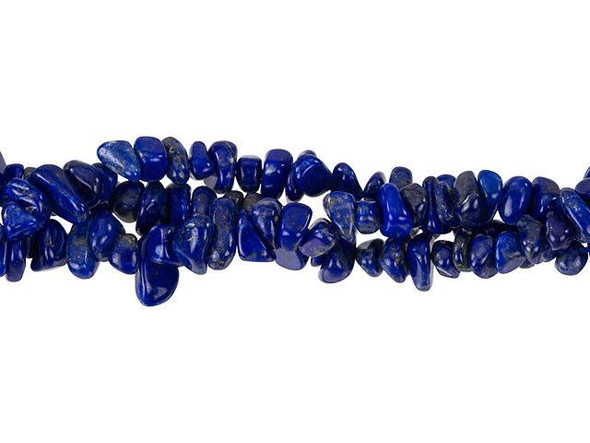 Add the regal color of lapis to your jewelry designs. These gemstone beads from Dakota Stones feature the rich blue color lapis is known for. They feature organic chip shapes that will add texture and dimension to your style. They are versatile in size, so you can use them in necklaces, bracelets, and even earrings. Pair these beads with metallic gold for a beautiful look of luxury. Metaphysical Properties: Lapis is said to enhance insight, intellect, and awareness.Because gemstones are natural materials, appearances may vary from bead to bead.Length 4.5-8mm, Width 2.5-6mm