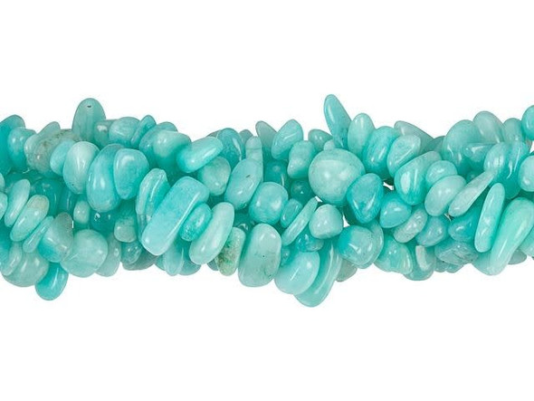 Dakota Stones Peruvian Amazonite 6-10mm Chip Bead Strand