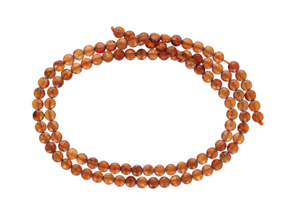 Warm orange tones fill these Dakota Stones gemstone beads. Orange or Hessonite Garnet is sometimes called “Cinnamon Stone” for its orange to orange to brown color as well as for its origin in the land of spices, Sri Lanka. Its color is due to the presence of Manganese and Iron in the stone. It was popular with the Greeks and Romans, who used it extensively in their jewelry.Because gemstones are natural materials, appearances may vary from piece to piece.
