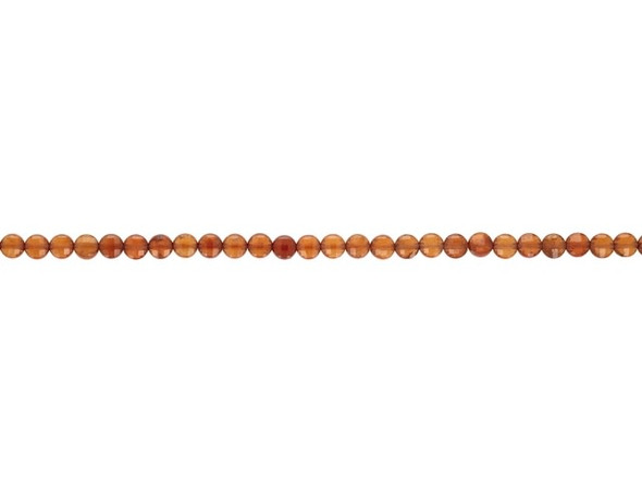 Warm orange tones fill these Dakota Stones gemstone beads. Orange or Hessonite Garnet is sometimes called “Cinnamon Stone” for its orange to orange to brown color as well as for its origin in the land of spices, Sri Lanka. Its color is due to the presence of Manganese and Iron in the stone. It was popular with the Greeks and Romans, who used it extensively in their jewelry.Because gemstones are natural materials, appearances may vary from piece to piece.