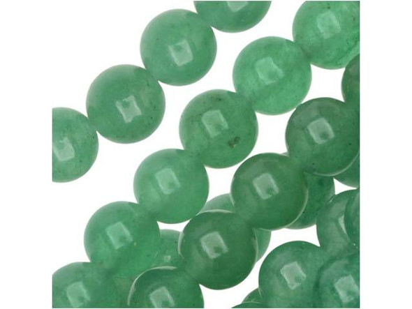 Dakota Stones Green Aventurine 6mm Round 8-Inch Bead Strand