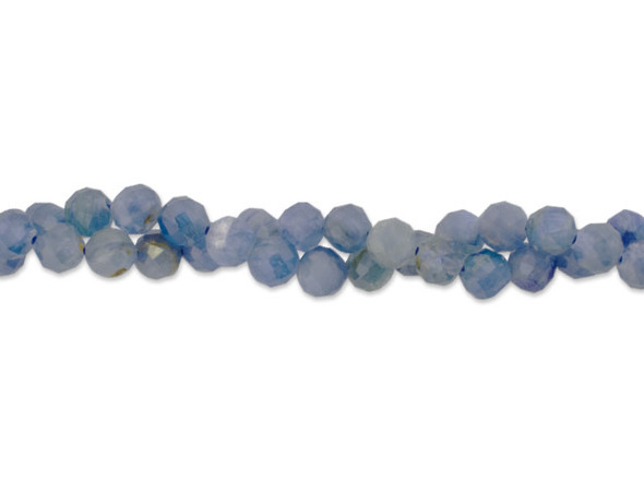 Dakota Stones Kyanite Dia Cut 4mm Round Bead Strand