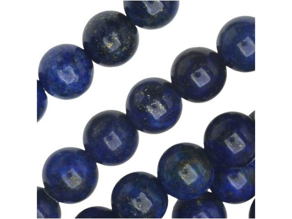 Dakota Stones Lapis Lazuli 6mm Round 8-Inch Bead Strand