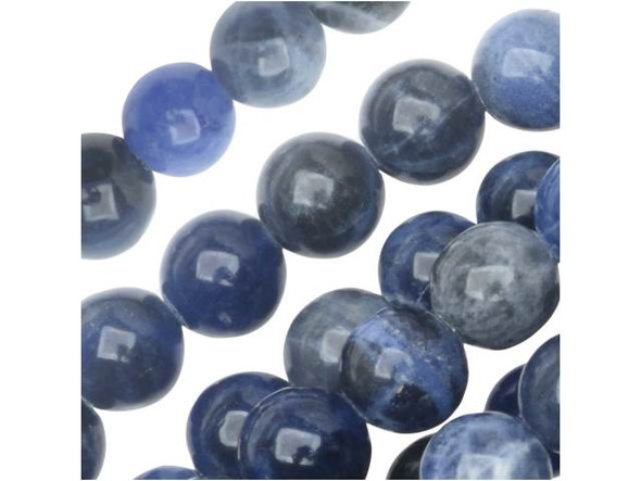 Dakota Stones 6mm Sodalite Round 8-Inch Bead Strand