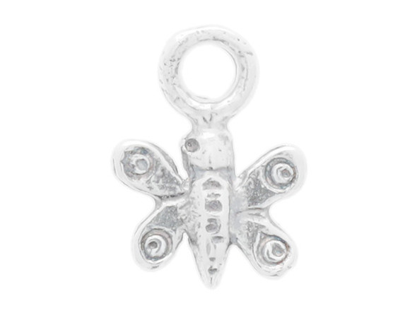 Sterling Silver Charm, Butterfly (Each)