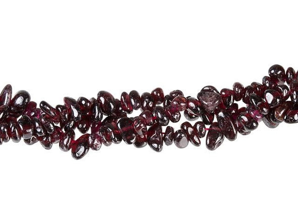 Dakota Stones Red Garnet 6-10mm Chip Bead Strand