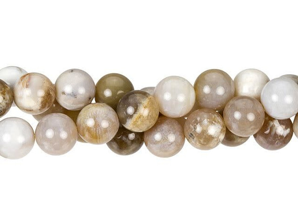 Add the look of storm clouds to your designs with these Dakota Stones beads. These gemstone beads feature murky gray, white, black, and brown colors for a foggy ocean look. These colors make wonderful neutrals in a variety of color palettes. These beads are perfectly round, so they will work with many different styles. They are bold in size, so you can showcase them in long necklace strands, add them to chunky bracelets, and more. Pair them with other stormy colors for a dramatic look.Because gemstones are natural materials, appearances may vary from piece to piece. Each strand includes approximately 38 beads. 