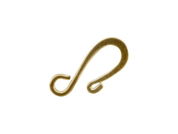 Gold Plated Jewelry Clasp, Hook #43-008-4 (Limited Availability)