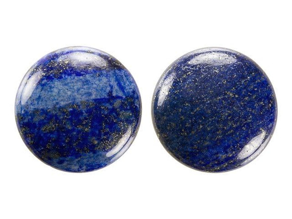 Dakota Stones 25.5mm Lapis Lazuli Coin Cabochon