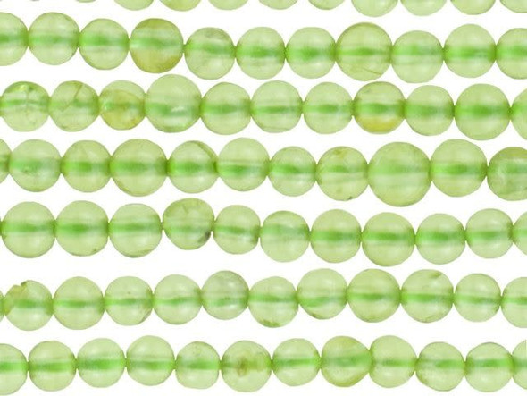 Dakota Stones 2mm Peridot Round Bead Strand