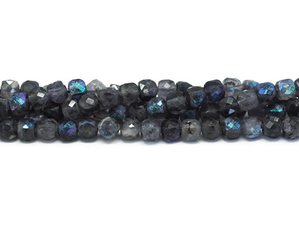 Decorate your jewelry designs with the gemstone style of these Dakota Stones beads. Iolite most commonly occurs in shades of blue to gray, violet or indigo. It displays a visual property called "pleochroism," which means that it can appear to be different colors as it shifts in the light. According to Norse legend, Viking explorers used thin pieces of Iolite as the world's first polarizing lens to help them determine the exact location of the sun for navigation. Because gemstones are natural materials, appearances may vary from bead to bead.