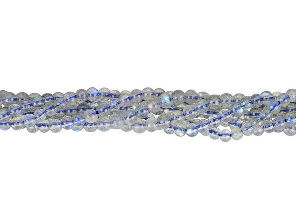 Dakota Stones (AAA Grade) Labradorite 3mm Round Bead Strand