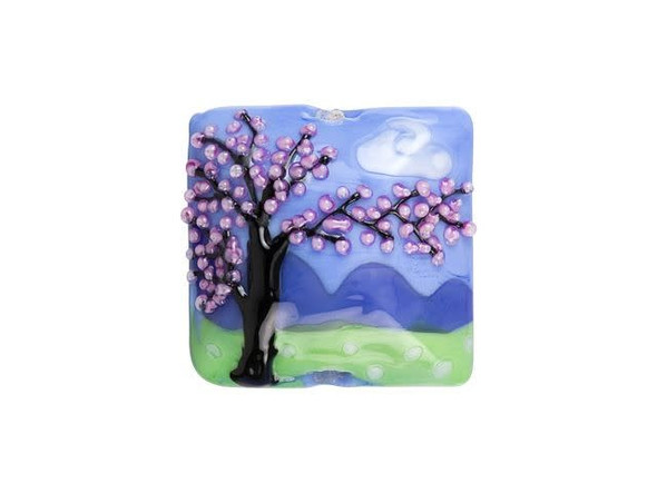 Cherry Blossom Tree Pillow Focal Bead