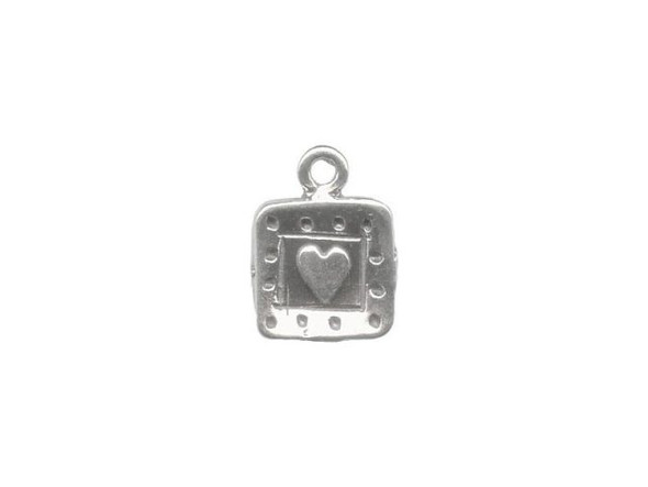 Sterling Silver Heart Charm #44-046-53