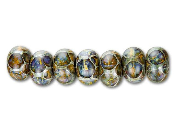 Nature's Seven Wonders Roundel Bead (7 pcs) Strand