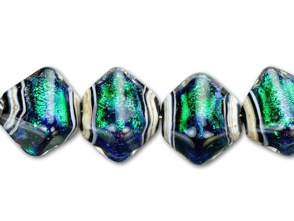 Emerald Ridge Crystal Shaped Bead (5 pcs) Strand