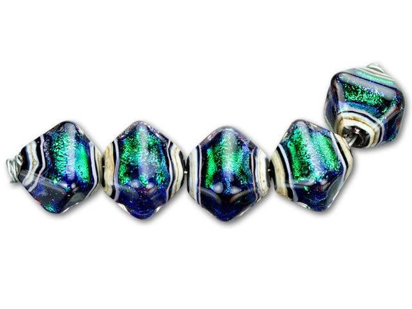 Emerald Ridge Crystal Shaped Bead (5 pcs) Strand