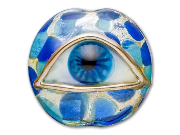 Blue Eyed Focal Bead